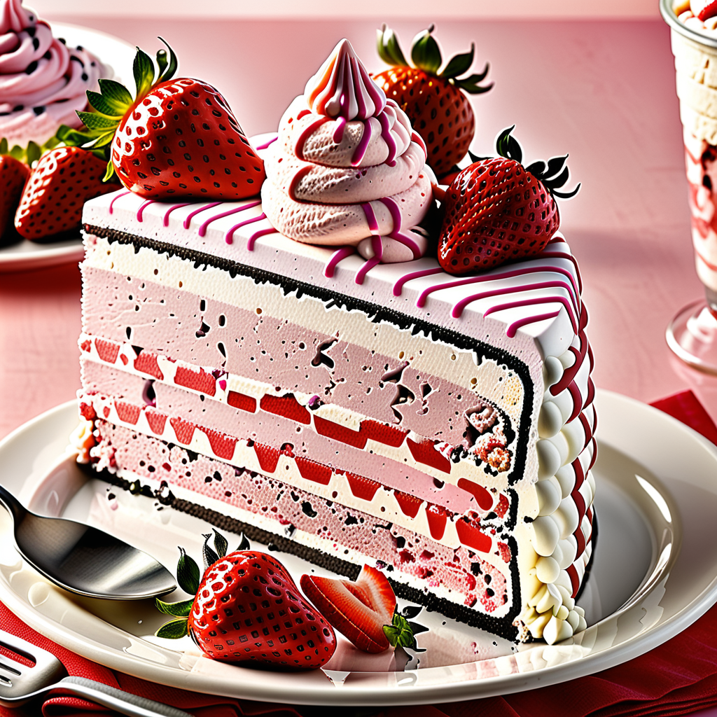 carvel strawberry ice cream cake