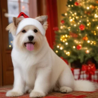 dog christmas backgrounds