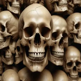 skull background