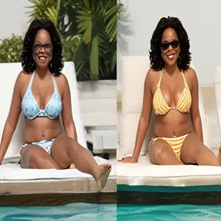 oprah winfrey in a bikini