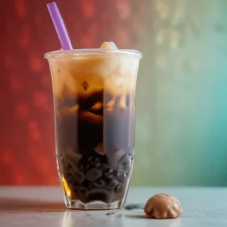 boba tea background
