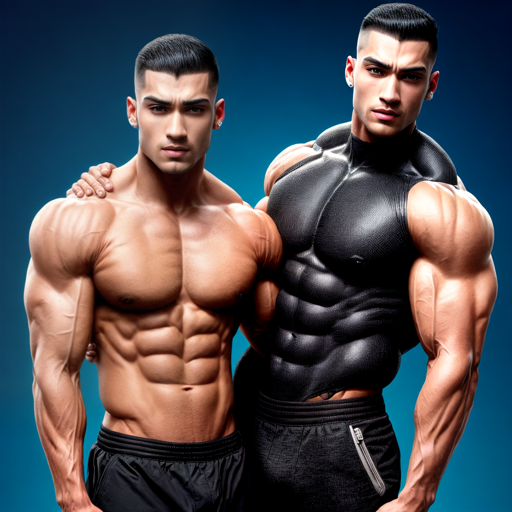 whole body scene :buzz cut hair zayn malik having Arnold Schwarzenegger ...