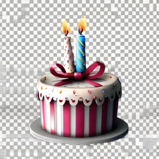 happy birthday transparent background