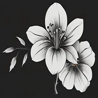 flower outline png