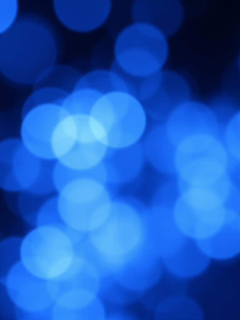 abstract blue bokeh background with soft glowing particles, camera settings: f/1.8, 1/125s, ISO 200, camera view: shallow depth of field, camera style: macro photography, camera type: DSLR