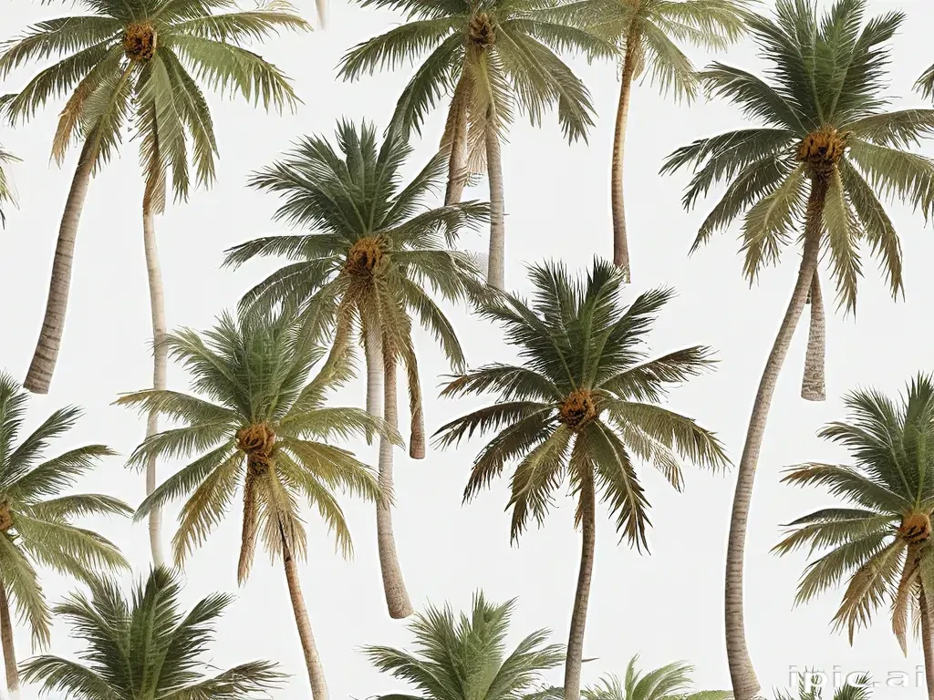 palm trees transparent