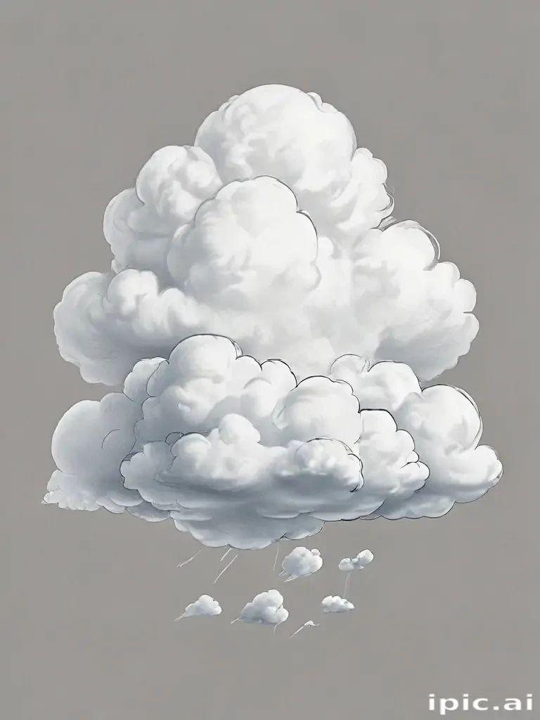 cartoon cloud drawing