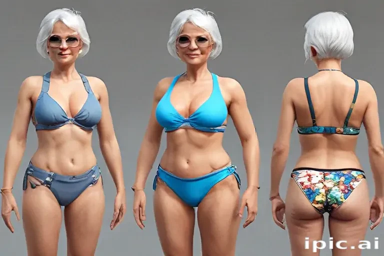 ai granny bikini