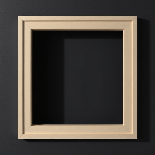 Create a minimalist frame image with a dark background and a beige border, captured with a Canon EOS R5, 50mm lens, f/1.8 aperture, ISO 100, 1/125 sec, in soft natural lighting for enhanced image quality.