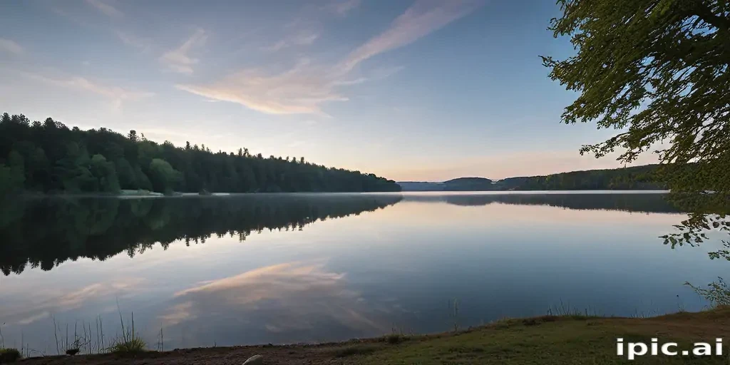 background lake