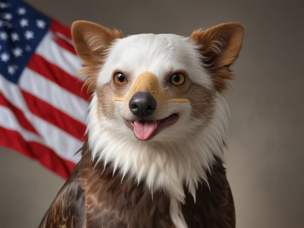 american eagle dog