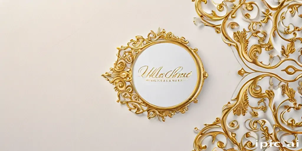 elegant white and gold background