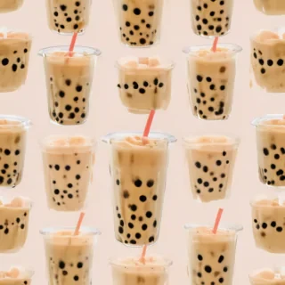 milk tea boba wallpaper