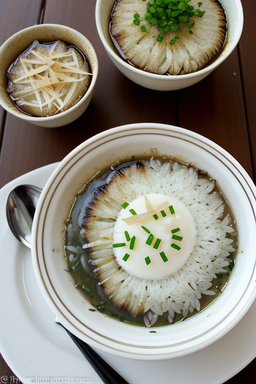 rice dish with french onion soup