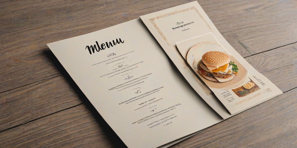 menu mockup free