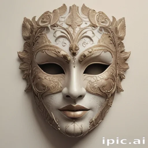 drawing of a mask