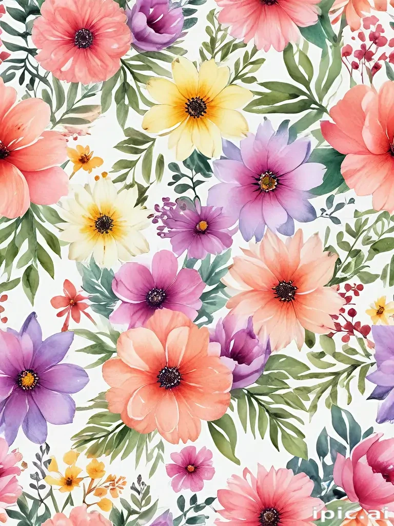 watercolor flowers png