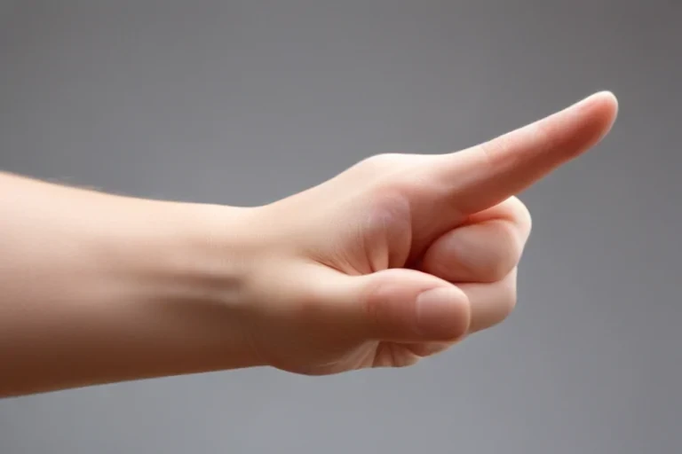 finger point png