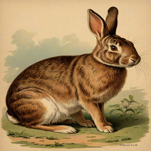 vintage rabbit images