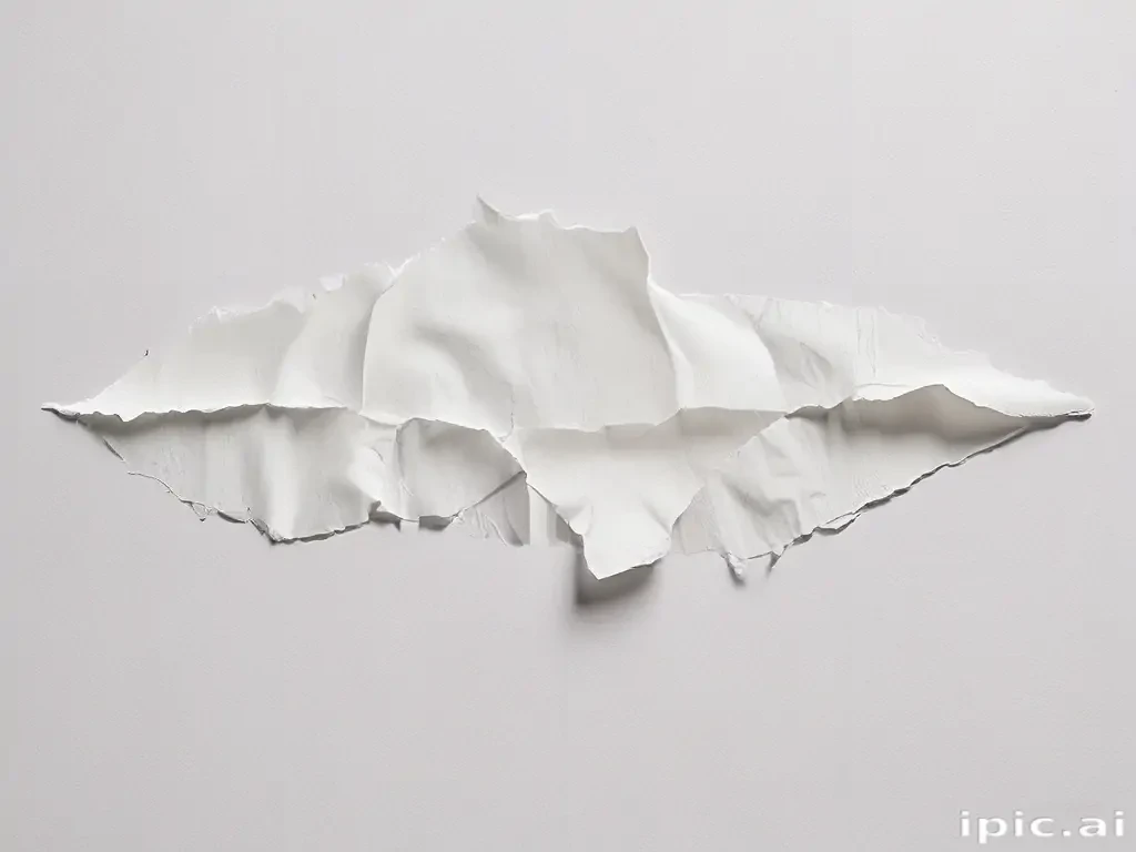 torn paper transparent