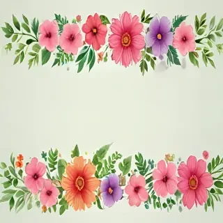 clipart borders flowers
