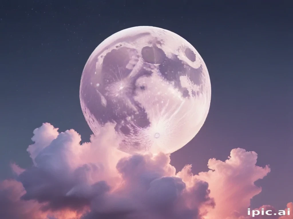 pastel aesthetic moon wallpaper
