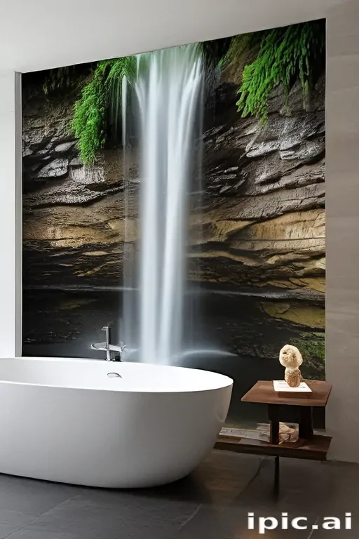 water fall wall paper