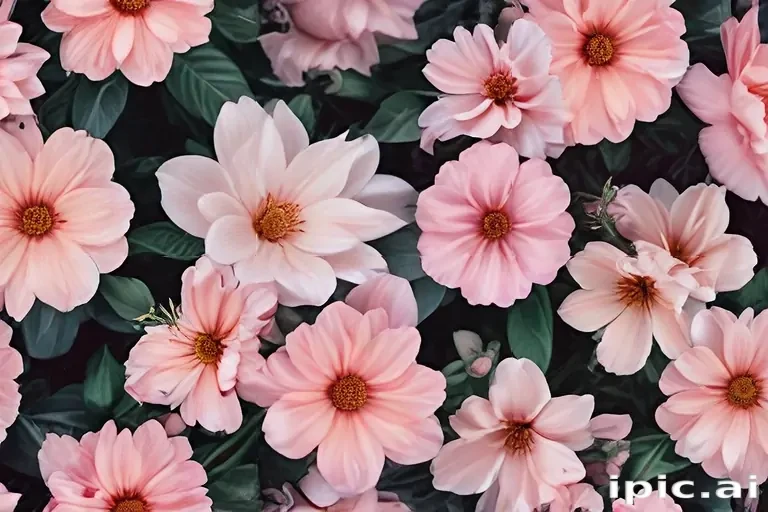aesthetic flower background