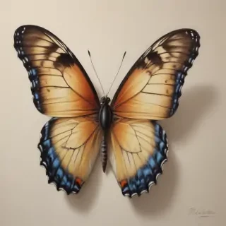drawing butterflies