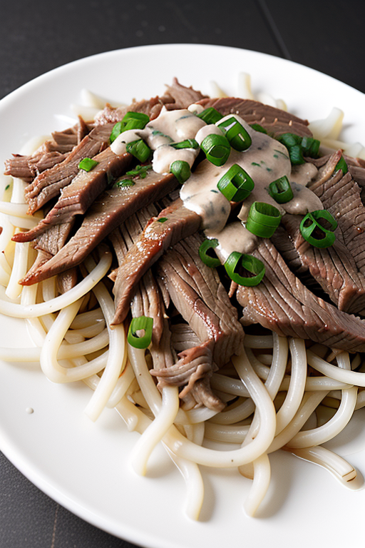 shredded beef with garlic sauce