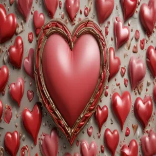 aesthetic hearts wallpaper