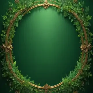 green background