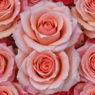 rose with background
