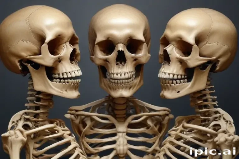 creative skeleton drawings