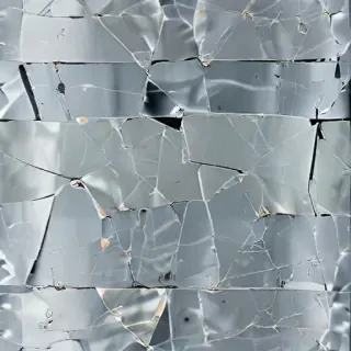 cracked glass transparent
