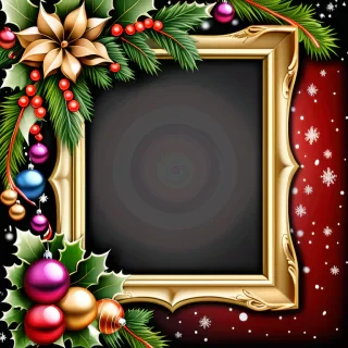 christmas picture frame png