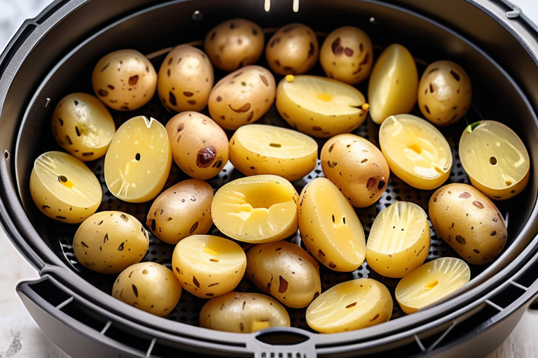 frozen potatoes in air fryer