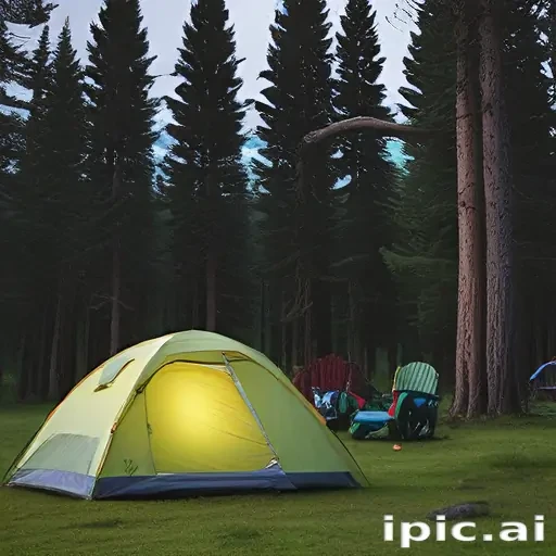 camping background pic
