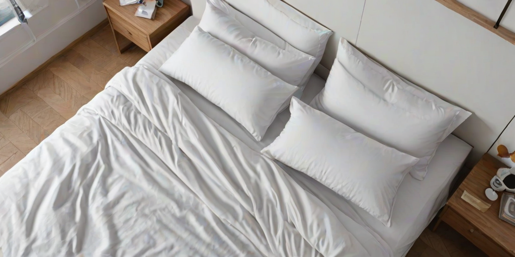 bed top view
