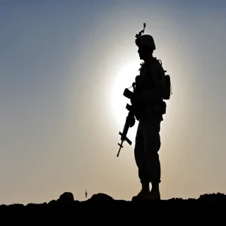 soldier silhouette