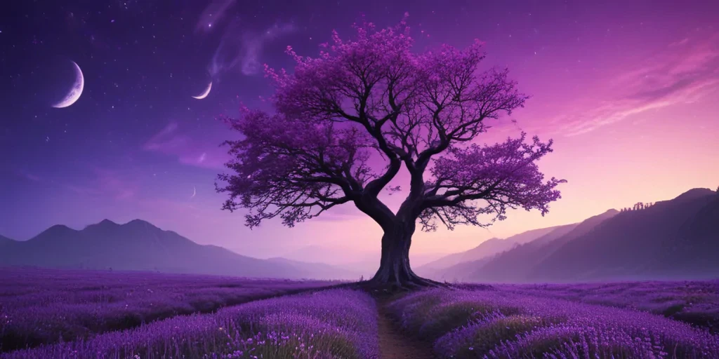 purple home screen wallpaper