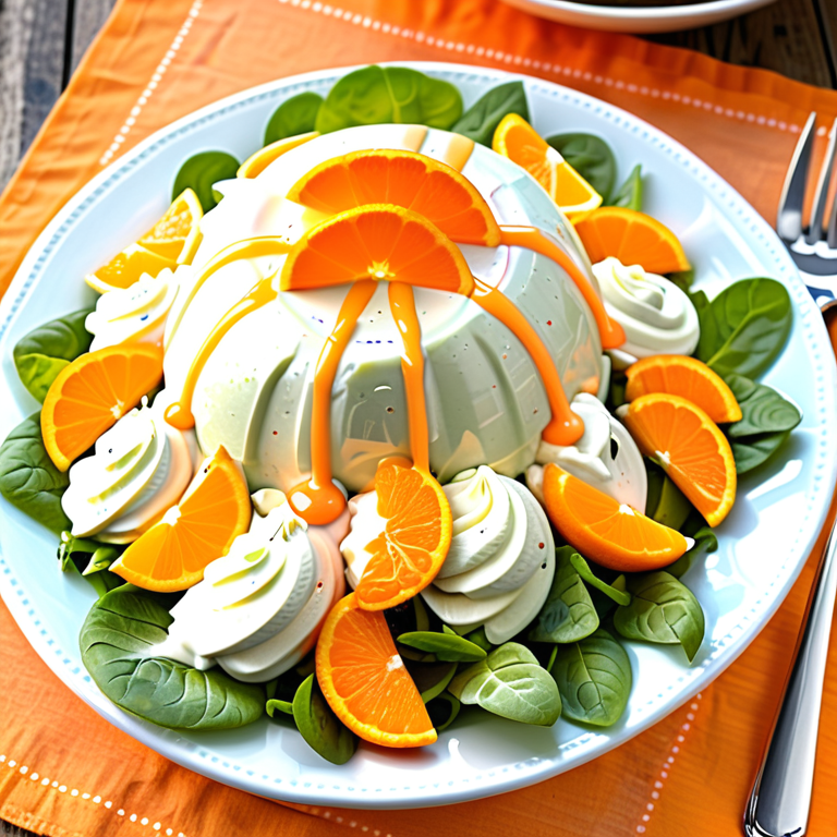 dreamsicle salad with instant pudding