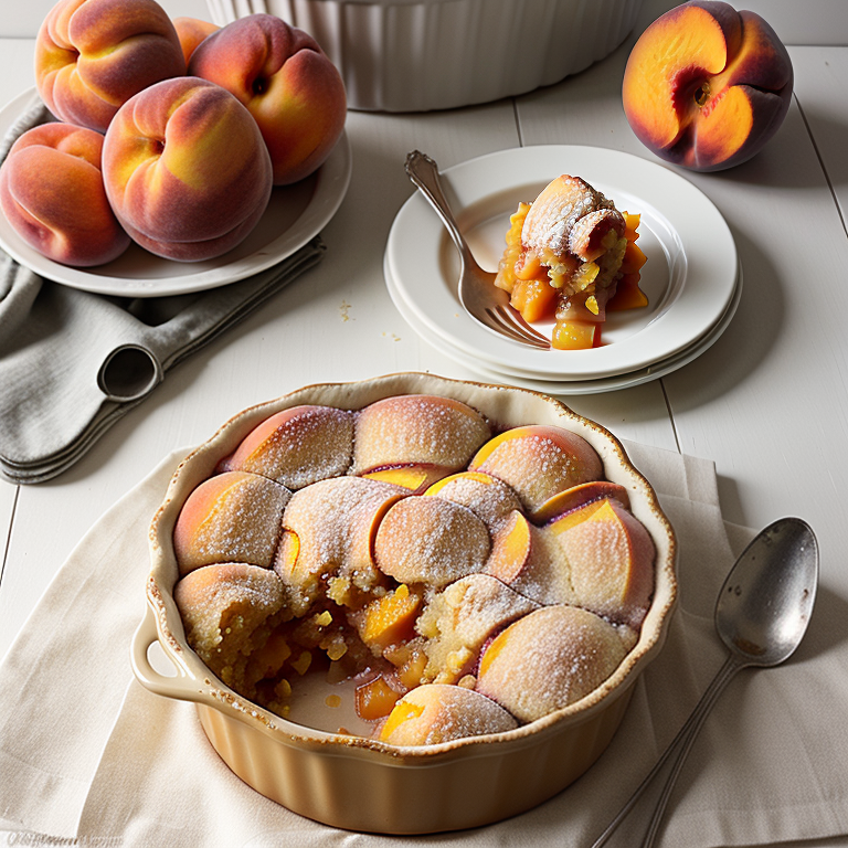 peach cobbler with cake mix and canned peaches
