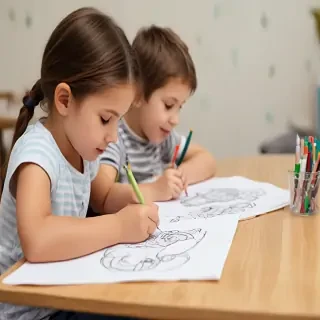 kids drawing