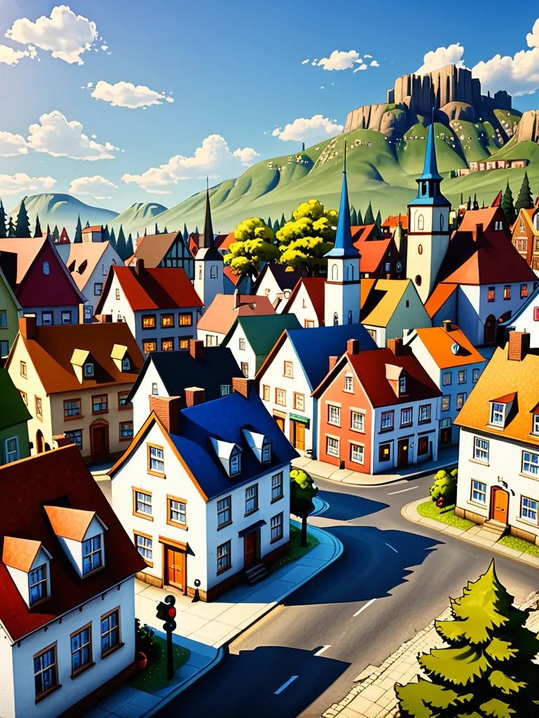 town background