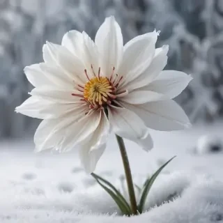 winter flower wallpaper background