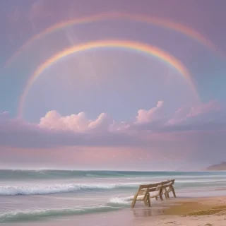 pastel rainbow bg