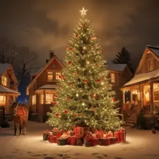 old fashioned christmas pictures
