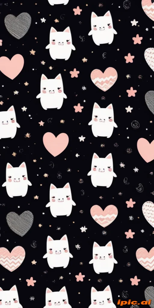 cute backgrounds black
