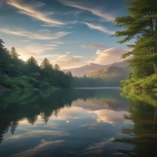 background lake